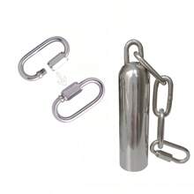 Stainless Steel Bell Toy For Medium To Large Parrots, Chewing & Grinding Toy For Parrot Bird Cage Accessories