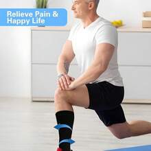 Calcetines de compresión para hombres y mujeres. Apoyo de 15-20 mmHg hasta la rodilla - Multicolor - Ver 4