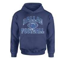 Dallas Distressed Football Youth-Sized Hoodie - Tie-dye pacific - View 5