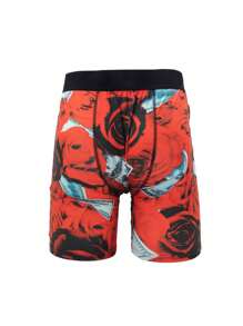 5pcs/Pack Men's Printed Long Boxer Briefs - Multicolor - View 5