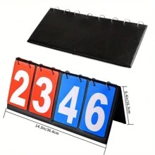 Placar Portátil Marcador, Placar de 2 dígitos, para jogos esportivos como futebol, basquete, vôlei, uso diário ao ar livre - Multicolorido - Visão 8