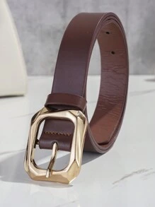 1 chiếc thắt lưng vuông mới lạ thời trang trang trí phong cách đa năng hàng ngày và ngày lễ cho phụ nữ Halloween mùa hè, trường học mùa thu, mùa thu, Halloween - khóa vàng - Xem 19