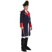 Trang phục hóa trang Napoleon cho nam giới Trang phục hóa trang Napoleon cho Halloween Trang phục nhập vai Giáng sinh - Màu xanh hải quân - Xem 5