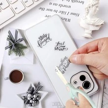 Clear Self Adhesive Sticker Paper, Transparent Sticker Printing Paper For Mini Portable Printers, 55mm X 24mm, Suitable For Most Portable Wireless Pocket Printers - White - View 6