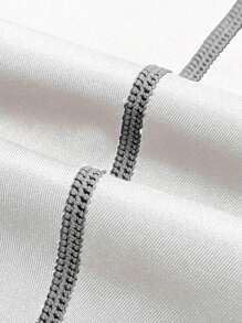 Leggings térmicos gruesos para hombre, con cintura con estampado de letras de unicolor, pantalones ajustados de longitud al tobillo para otoño e invierno