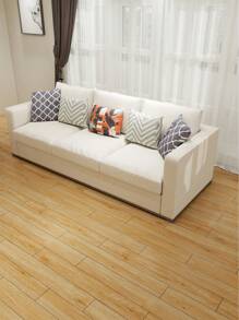 YUANYI Self-Adhesive Vinyl Flooring Roll, Wood Grain Pattern, Yellow, Suitable For Stairs, Bathroom, Waterproof, Peel And Stick, Self-Adhesive Contact Paper, PVC, Countertop, Cabinet, Drawer, Removable - Multicolor - View 13