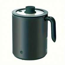 OCTAVO 1 Pieza Olla arrocera eléctrica mini con 5 funciones preajustadas, con 4/6/8 temporizadores de retraso, olla multifuncional eléctrica saludable mini, olla arrocera portátil multifuncional con recipiente interior de cerámica vidriada, control de temperatura y protección silenciosa - Tipo de Enchufe B USA (110-127V) - Ver 1