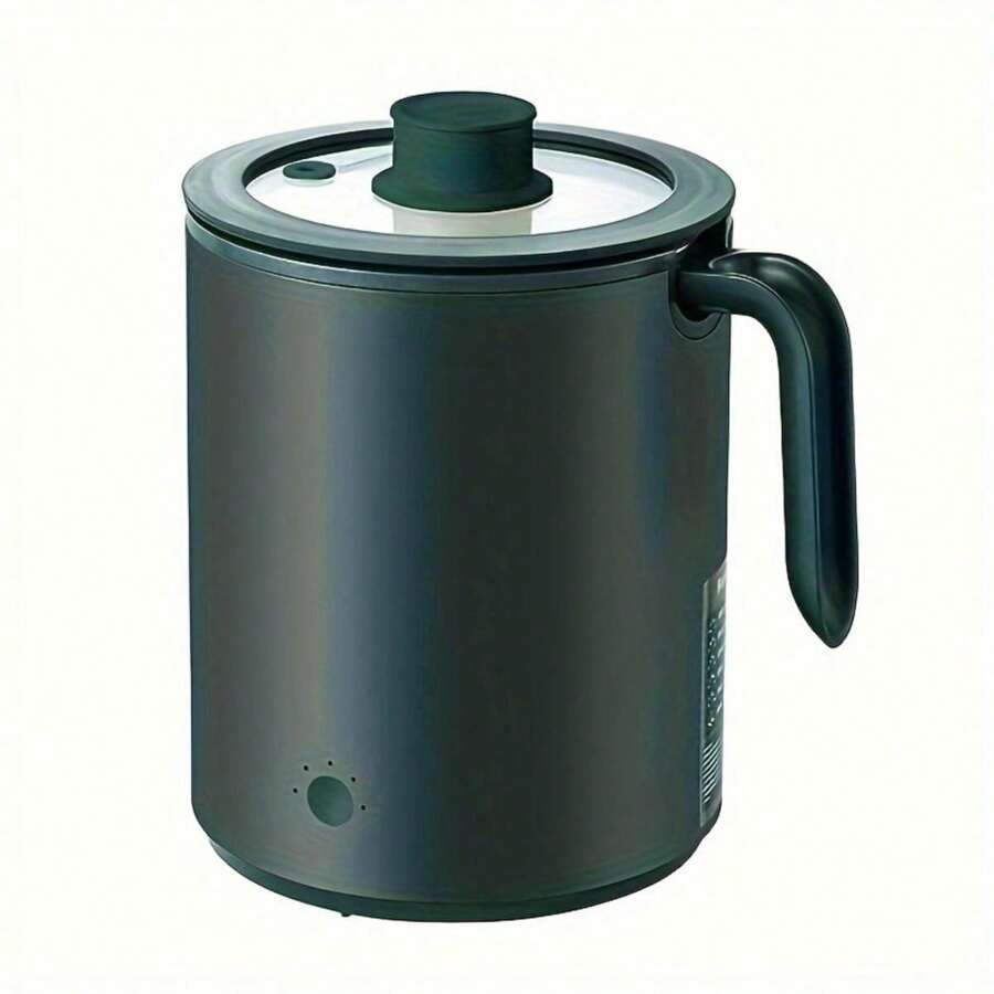 OCTAVO 1 Pieza Olla arrocera eléctrica mini con 5 funciones preajustadas, con 4/6/8 temporizadores de retraso, olla multifuncional eléctrica saludable mini, olla arrocera portátil multifuncional con recipiente interior de cerámica vidriada, control de temperatura y protección silenciosa - Tipo de Enchufe B USA (110-127V) - Ver 1