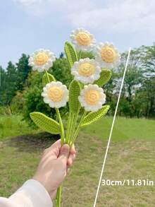 1/5/15/30 Chiếc, Hoa cúc móc thủ công Quà tặng Lễ Tạ ơn Quà tặng Giáng sinh Trang trí phòng khách Phòng ngủ - Nhiều màu - Xem 3
