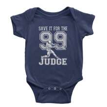 Save It For The Judge 99  Infant One-Piece Romper Bodysuit And Toddler T-Shirt - 藏蓝色 - 查看 6