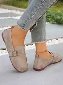 2024 Retro Soft Sole Slip-On Moda Sapatos Femininos, 2024 Primavera Novo Confortável Trendy Casual Calçados Femininos