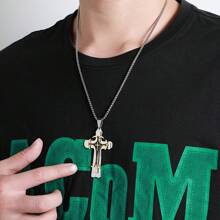 Cross Pendant Necklaces For Men Women Teens Punk Gothic Cross Necklace Fashion Jewelry Gifts Fashion Accessories Creative Gift