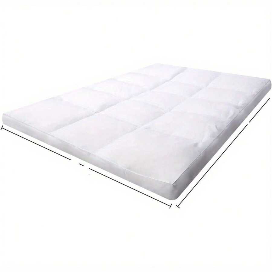Mattress Topper 4" Inch Deep Luxury Soft Hotel Quality Microfiber 10cm For Home Hotel (Single) - Variant1 - View 1