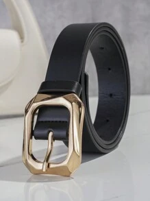 1 chiếc thắt lưng vuông mới lạ thời trang trang trí phong cách đa năng hàng ngày và ngày lễ cho phụ nữ Halloween mùa hè, trường học mùa thu, mùa thu, Halloween - khóa vàng - Xem 17