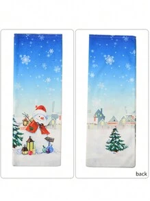 1pc Christmas Decoration Supplies, Holiday Plush Wine Bottle Cover, Cartoon Print Red Wine Bottle Sleeve, Champagne Bag, Christmas Restaurant Decor Accessories,Bottle Gift Sets, Home Decoration, Restaurant, Bar, Cafe, Wedding, Party Decoration, Friend Gift, Christmas Gift, New Year Gift.,Christmas Gifts,Merry Christmas - Multicolor - View 7