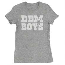 Dem Boys Dallas Football Womens T-Shirt - Navy Blue - View 4