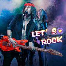 11pcs Halloween Wigs Punk 80s Retro Rock Band Hip Hop Style Costume Party Disco Set, Suitable For Christmas Party, Carnival Party Dress Up - Multicolor - View 7