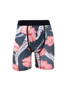 5pcs/Pack Men's Printed Long Boxer Briefs - Multicolor - View 8