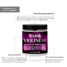 Violine Purple Pigmenting Mascara 500g Toplife Professional - Màu tím - Xem 5