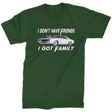 I Don't Have Friends I Got Family  Mens T-Shirt - Tie-dye woodstock - Xem 4