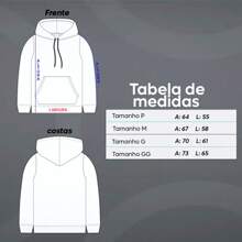Abstract Flower Blue Street Cold Weather Hoodie - 淺粉色 - 查看 3