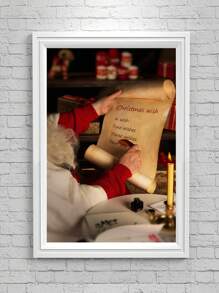 1 st., groot formaat aangepast canvas schilderij, kerstlijst, vul uw lijst in, het zal u gelukkig maken, kamerdecoratie spullen, wandkunstposter zonder lijst, woonkamer bank achtergrond decor, hal gang decor, huisdecoratie, slaapkamer decor, badkamer decor, decor kamer, kantoor decor, school decor, kunst cadeau, PVC stijve buis veiligheidsverpakking