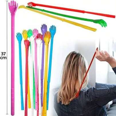 5 manita rascadoras, rascador en forma de manita que facilita el rascado de la espalda de Color Aleatorio Portátil, Rascador de Espalda, Masaje En Barra Masajeador De Mano Rascador Trasero De Plástico, Varios Colores.