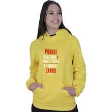 Sweatshirt Hoodie Because For Me To Live Is Christ And To Die Is Profit Unisex - 黃色 - 查看 2