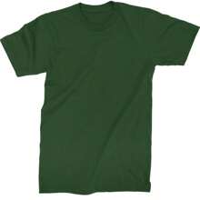 Basics - Pure & Simple Blank Apparel Mens T-Shirt - Forest green - View 1