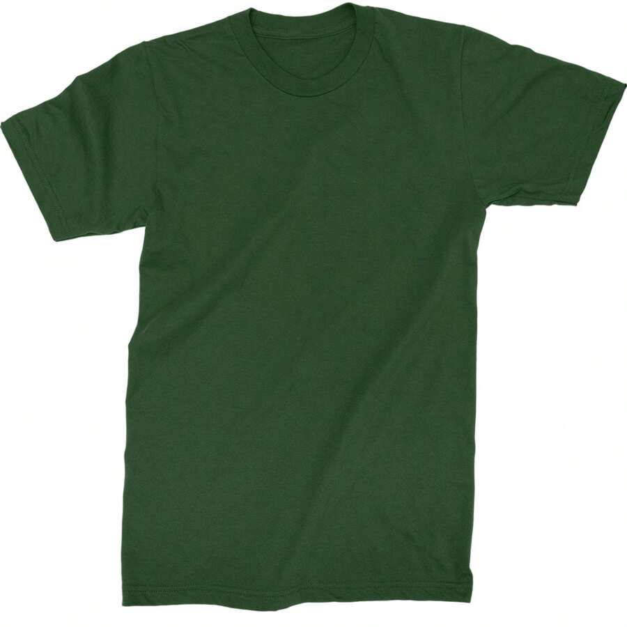 Basics - Pure & Simple Blank Apparel Mens T-Shirt - Forest green - View 1
