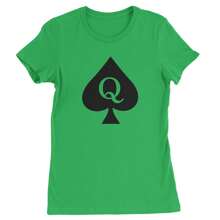 Queen Of Spades QOS Hotwife  Womens T-Shirt - 黃色 - 查看 3