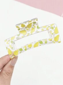 3pcs Jelly Hair Clip Cute Candy Color Large Clear Grab Claw Clip Resin Baby Girl Hair Accessories
