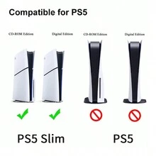 Universal Cooling Fan Compatible With Slim Console, Plug And Play, Silent Operation, With LED Lights - Multicolor - View 5