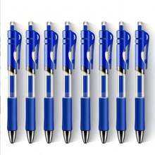 5-15 支 K35 伸缩圆珠笔，大容量按压式文具墨水笔，黑色、红色、蓝色，适合学校和办公室使用 - 彩色 - 查看 20