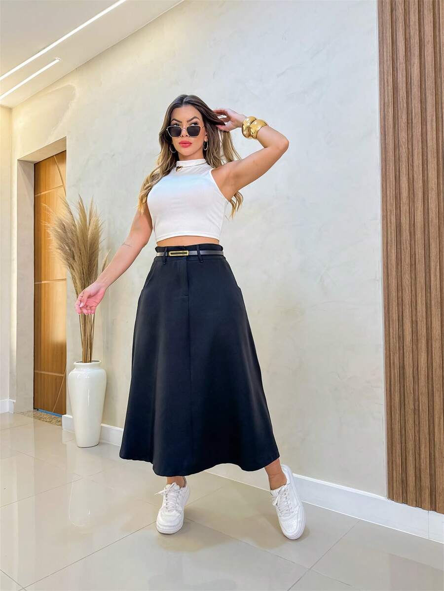 Women Skirts - Negro - Ver 1