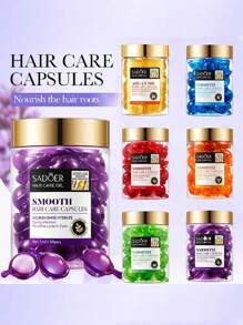 SADOER 30入組髮質護理精華素-含摩洛哥坚果、玫瑰、薰衣草、蘆薈、橄欖油等，不需洗髮，為女士和男士提供的護髮精華油