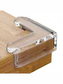 4pcs/10pcs Silicone Corner Guards Lead-Free Edge Protectors For Furniture, Perfect For Gifting - Transparent - View 2