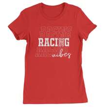 Racing Vibes Womens T-Shirt - Yellow - View 8