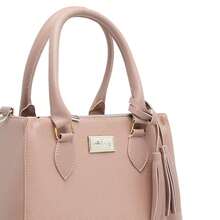 Sophisticated Medium Crossbody And Hand Strap Bag - White - 米色 - 查看 3