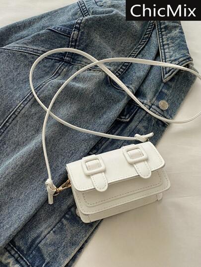 Bolso de hombro simple de unicolor de moda en miniatura, adecuado para compras, billeteras, jóvenes, estudiantes universitarios, recién llegados y trabajadores de cuello blanco. Son muy adecuados para oficinas, universidades, trabajo, negocios, viajes al trabajo, actividades al aire libre, viajes y salidas