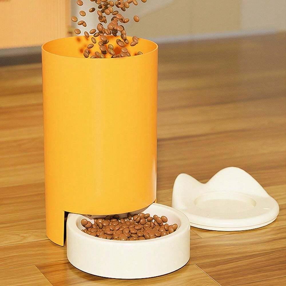 1pc 3Liter Automatic Cat Food Feeder For Home Decoration, Large