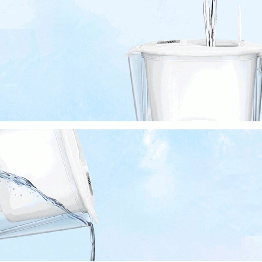 3.6L Water Filter Pitcher Removes Chlorine And Heavy Metals For Clean