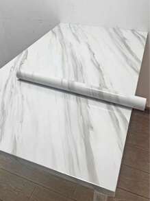 1Roll  PVC Self Adhesive Wallpaper Marble Stickers Waterproof Heat Resistant Kitchen Countertops Table Furniture Cupboard Wall Paper - Multicolor - View 83