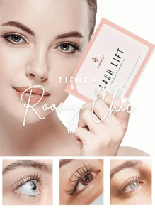 ROOMY CHIC Kit Lash Lifting Elevación De Pestañas Rizado Y Ondulación Semipermanente Lash lifting Gollee Kit De Permanente De Pestañas Para Levantamiento De Pestañas Para Principiantes Potenciador De Pestañas Rizadas De Calidad Profesional Loción De Ondas Rizadas De Cilios Kit De Extensión De Pestañas Líquido Peinado Duradero Y Antialérgico Resistente Al Agua De Larga Duración Herramientas De Mejora De Pestañas Para Salones Y Hogares Utensilios Para Pestañas - transparente - Ver 3