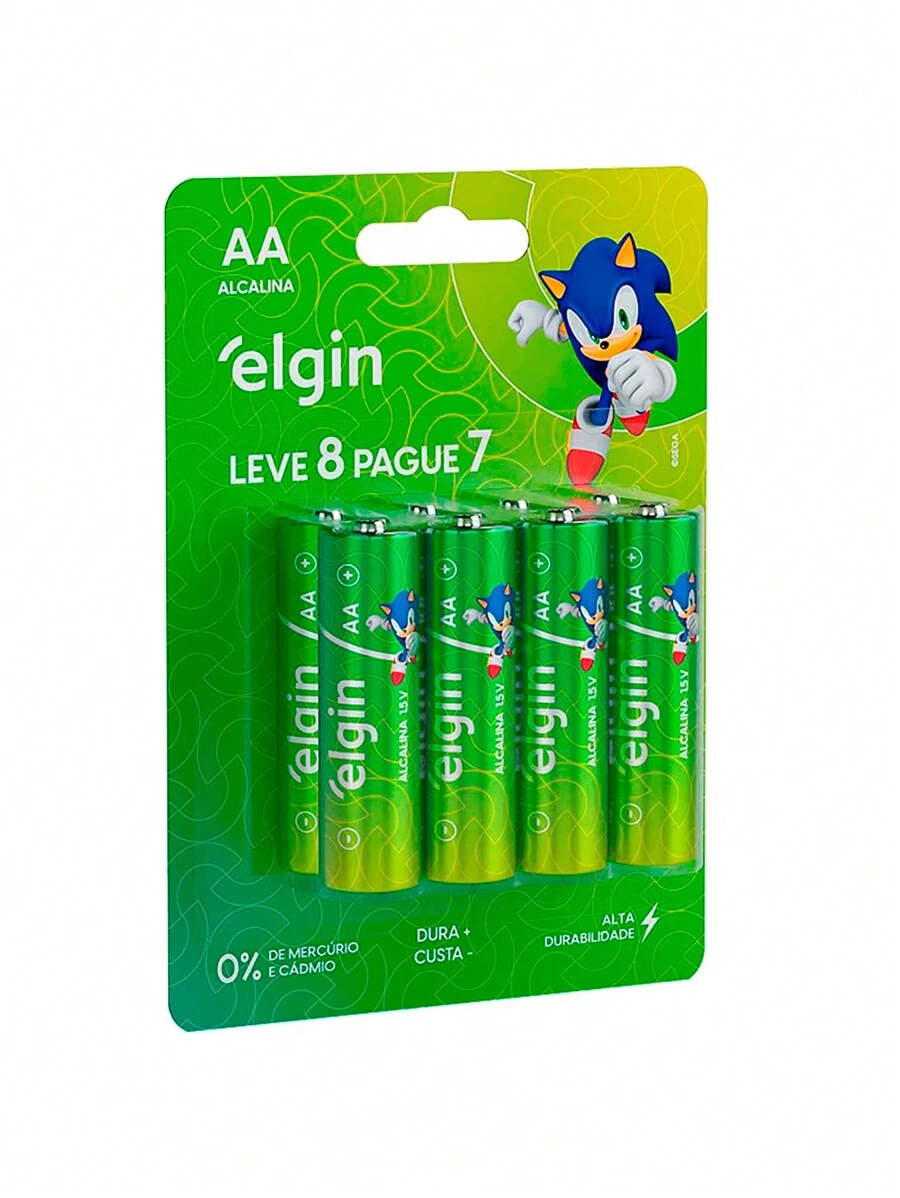 Elgin Alkaline AA Or AAA Batteries Blister Pack With 8 Units - 5號電池 - 查看 1