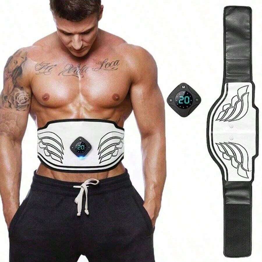 Electronic Abs Toning Training Belt EMS Abdominal Trainer Waist Trimmer
