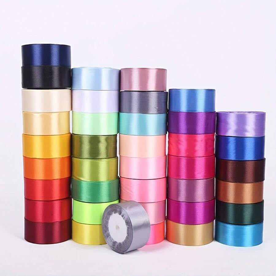 4cm/2cm/1.5cm Width Satin Ribbon, Gift Wrapping, Cake Decoration, Apparel, Bow Tie, - 40# Royal Blue - View 1