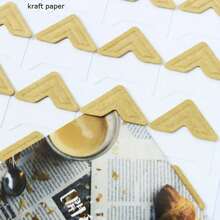 VingeGa 240/360 miếng góc ảnh tự dính không chứa axit, dùng cho album ảnh, sổ lưu niệm, đồ thủ công DIY - Nhiều màu - Xem 6