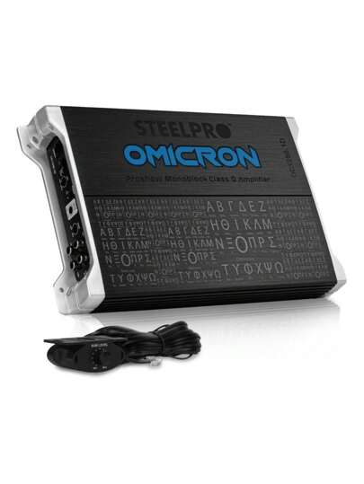  Amplificador Clase D Monoblock 1200w Max Ómicron By Steelpro