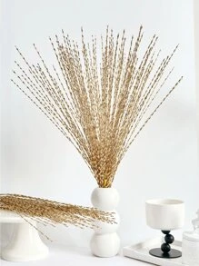 1 件人造闪光植物树枝剪枝，可爱人造花圣诞树装饰饰品，适用于客厅和卧室花瓶插花、婚礼、派对、家居装饰、书桌装饰。圣诞节用品、家居装饰、餐桌装饰、圣诞装饰